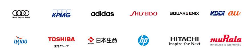 大手企業のロゴ